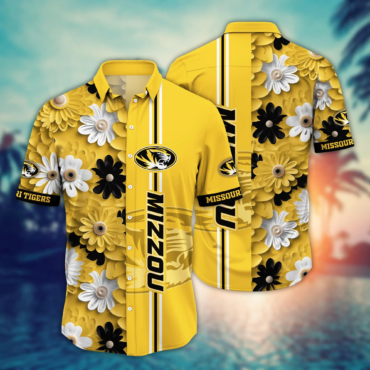 Missouri Tigers Ncaa Hawaiian Shirt Radiant Aloha Shirt