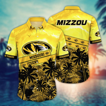 Missouri Tigers Ncaa Hawaiian Shirt Sea Breeze Aloha Shirt