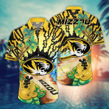 Missouri Tigers Ncaa Hawaiian Shirt Warm Daystime Aloha Shirt