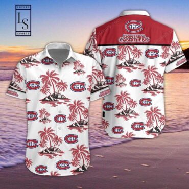 Montreal Canadiens Hawaiian Complete Outfit Shirt