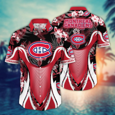 Montreal Canadiens NHL Hawaiian Shirt Golden Hour Aloha Shirt