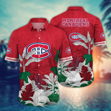 Montreal Canadiens NHL Hawaiian Shirt Heat Aloha Shirt