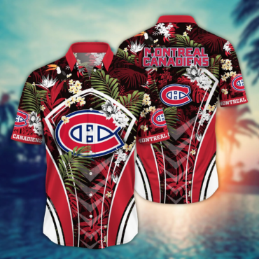 Montreal Canadiens NHL Hawaiian Shirt High Temperatures Aloha Shirt
