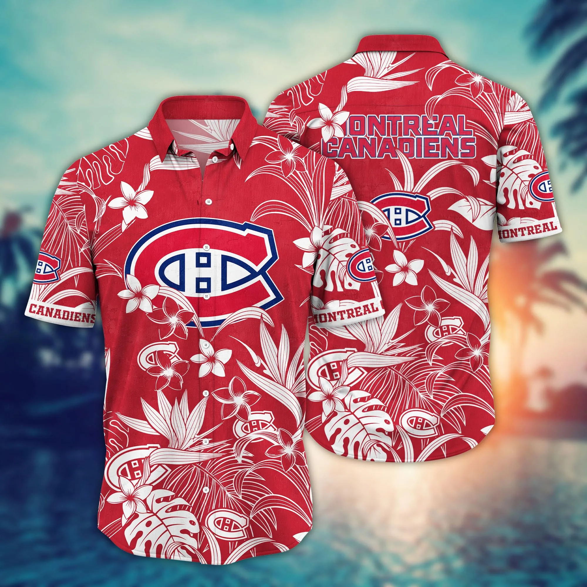 Montreal Canadiens NHL Hawaiian Shirt Tropical Aloha Shirt