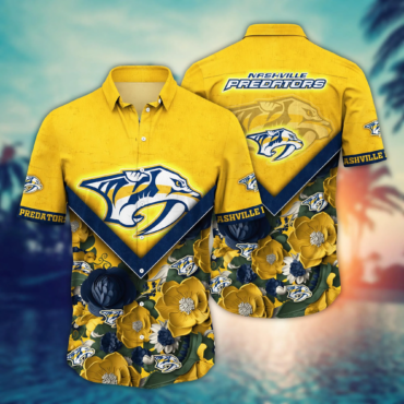 Nashville Predators NHL Hawaiian Shirt Custom Music Festivals Aloha Shirt