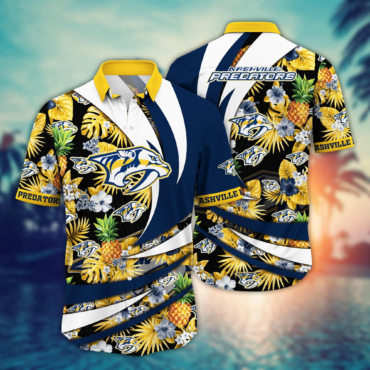 Nashville Predators NHL Hawaiian Shirt Ice Cream Season Aloha Shirt