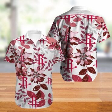 Houston Rockets Tropical Flowers New Design Hawaiian Shirt