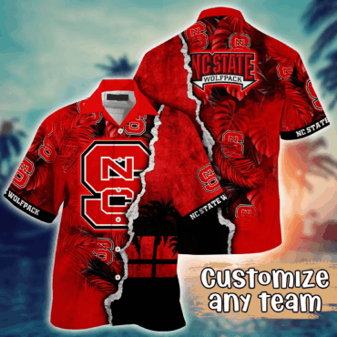 Nc State Wolfpack NCAA Hawaiian Shirt Solstice Aloha Shirt