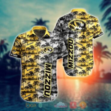 Missouri Tigers Coconut Tree Gold Trendy Hawaiian Shirt