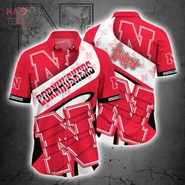 Nebraska Cornhuskers Red White Hawaiian Shirt