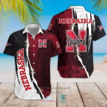 Nebraska Cornhuskers Red White New Design Hawaiian Shirt
