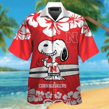 Nebraska Cornhuskers Snoopy Hawaiian Shirt