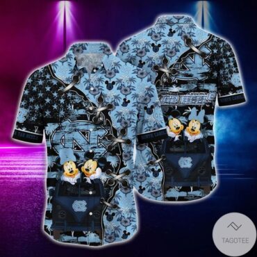 North Carolina Tar Heels Mickey Hawaiian Shirt