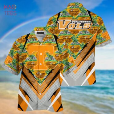 Tennessee Volunteers Orange Green Hawaiian Shirt