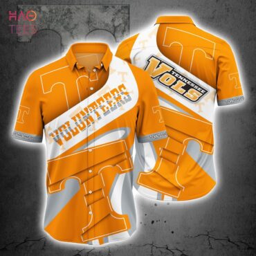 Tennessee Volunteers Orange White Trendy Hawaiian Shirt Aloha Shirt