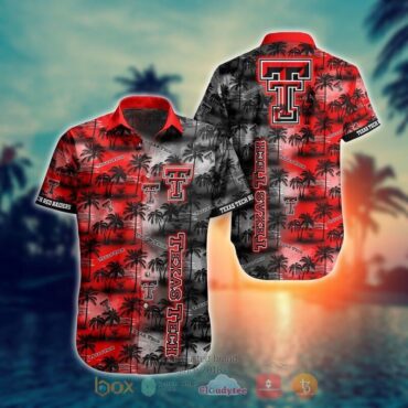 Texas Tech Red Raiders Coconut Tree Hawaiian Shirt