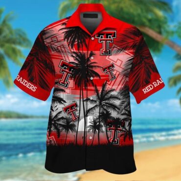 Texas Tech Red Raiders Coconut Tree Hawaiian Shirt