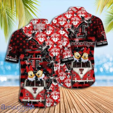 Texas Tech Red Raiders Mickey Mouse Hawaiian Shirt