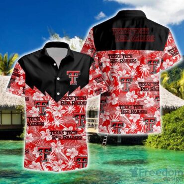 Texas Tech Red Raiders Tropical Seamless Hawaiian Shirt