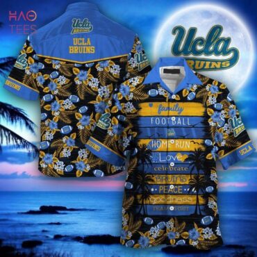 Ucla Bruins Blue Gold Hawaiian Shirt