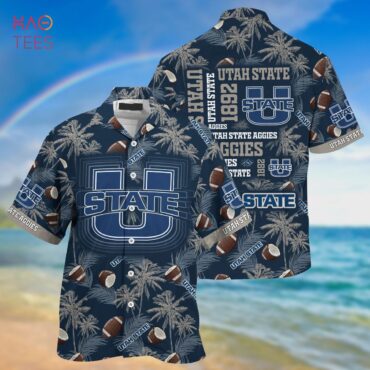 Utah State Aggies Football Est Hawaiian Shirt