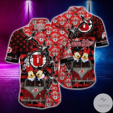 Utah Utes Mickey Mouse Trendy Hawaiian Shirt Aloha Shirt