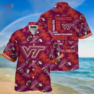 Virginia Tech Hokies Coconut Maroon Trendy Hawaiian Shirt Aloha Shirt