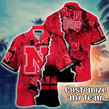 Nebraska Cornhuskers NCAA Hawaiian Shirt Custom Summertime Aloha Shirt