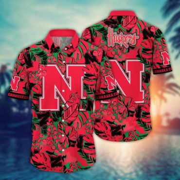 Nebraska Cornhuskers NCAA Hawaiian Shirt June Aloha Shirt