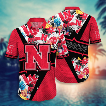 Nebraska Cornhuskers NCAA Hawaiian Shirt Road Trips Aloha Shirt