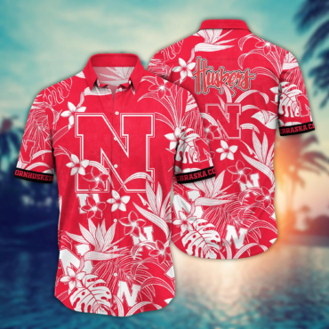 Nebraska Cornhuskers NCAA Hawaiian Shirt Swimsuitstime Aloha Shirt