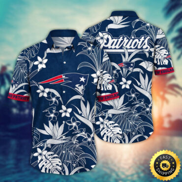 New England Patriots Hawaii Shirt  Flower Vacation Mood Shirts