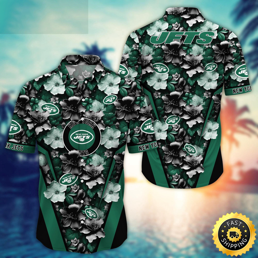 New York Jets Hawaii Shirt Flower Tropical Getaway Shirts