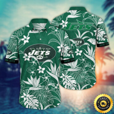 New York Jets Hawaii Shirt  Flower Vacation Mood Shirts