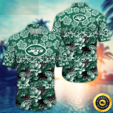New York Jets Hawaii Shirt Trending Summer For NFL Fans