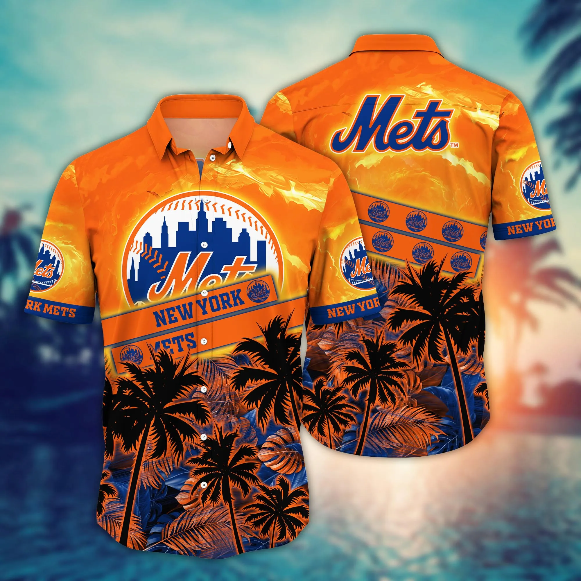 New York Mets MLB Hawaiian Shirt Hot Days Aloha Shirt