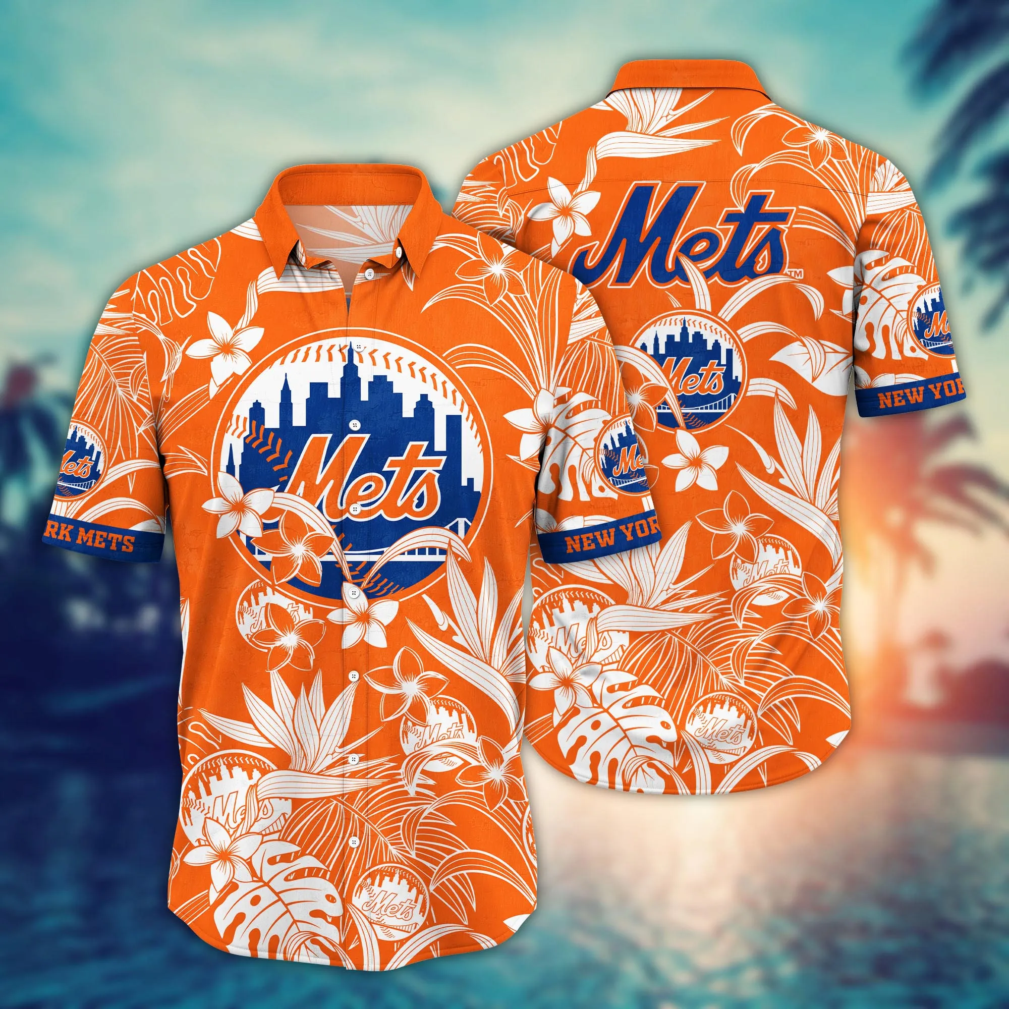 New York Mets MLB Hawaiian Shirt Mid Yeartime Aloha Shirt