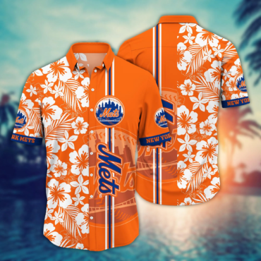 New York Mets MLB Hawaiian Shirt Sun Soakedtime Aloha Shirt