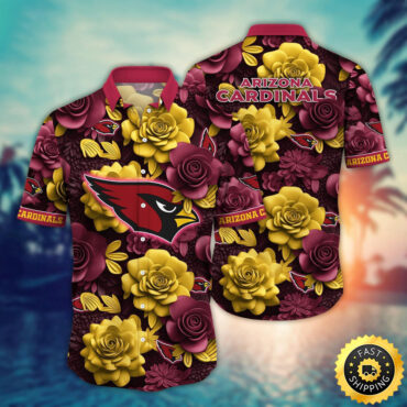 Arizona Cardinals Hawaii Shirt Flower Aloha Spirit Shirts