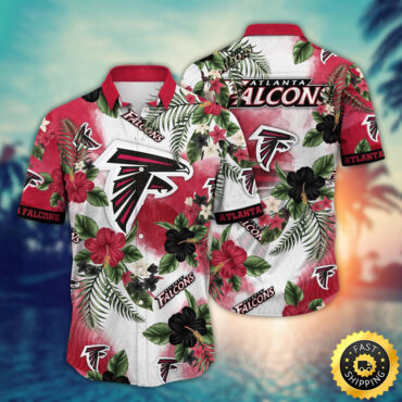 Atlanta Falcons Hawaii Shirt Flower Trendy Floral Tops