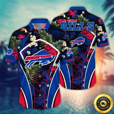 Buffalo Bills Hawaii Shirt Flower Vibrant Beachy Shirts