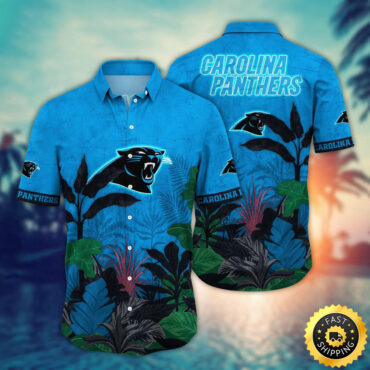Carolina Panthers Hawaii Shirt Flower Hawaiian Style Statements