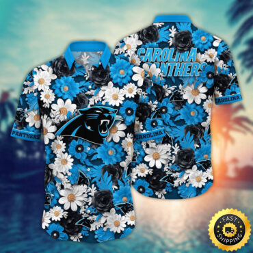 Carolina Panthers Hawaii Shirt Flower Sunny Day Essentials