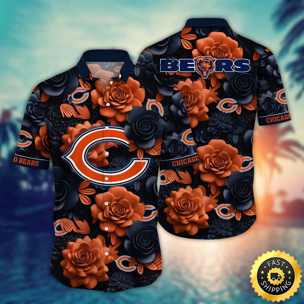 Chicago Bears Hawaii Shirt Flower Aloha Spirit Shirts