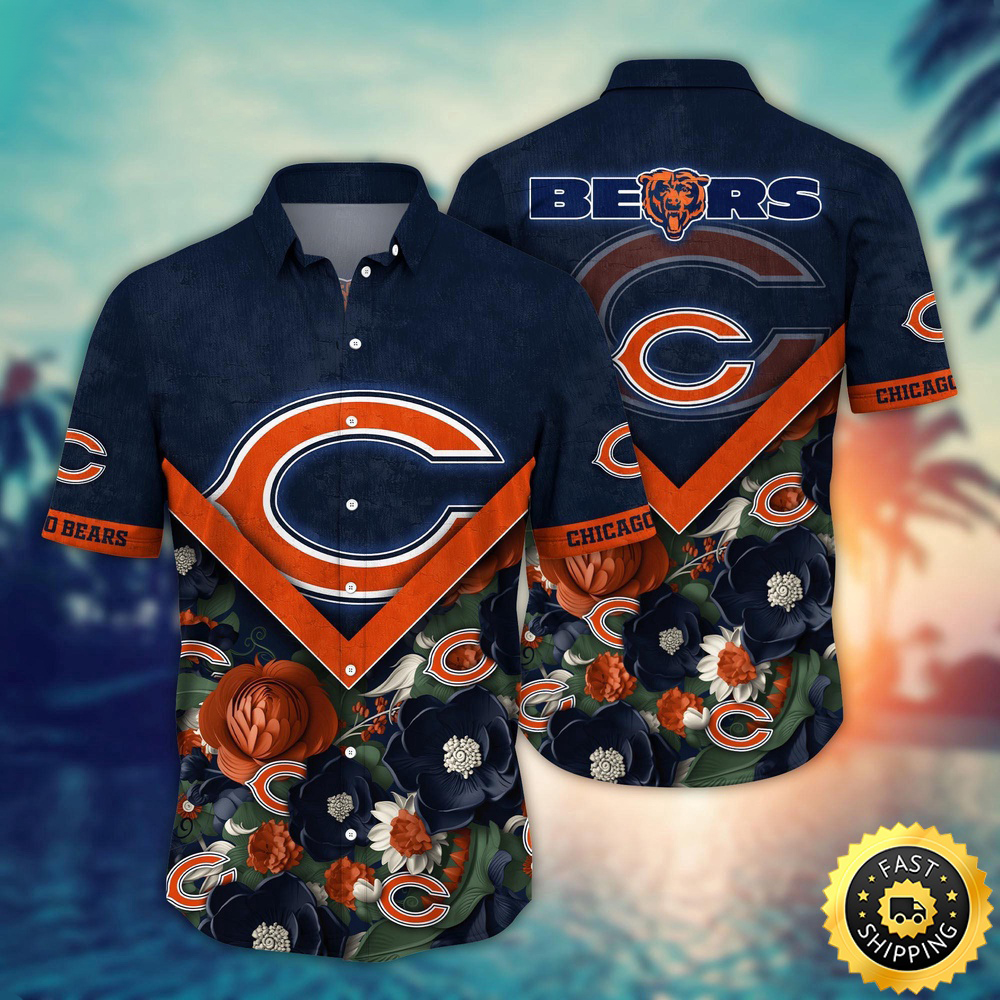 Chicago Bears Hawaii Shirt Flower Summer Ready Shirts