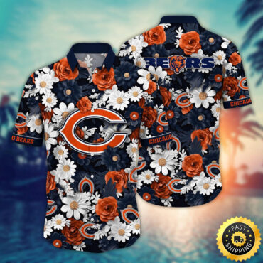 Chicago Bears Hawaii Shirt Flower Sunny Day Essentials