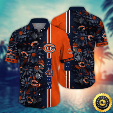 Chicago Bears Hawaii Shirt Flower Tropical Vibes In Shirts