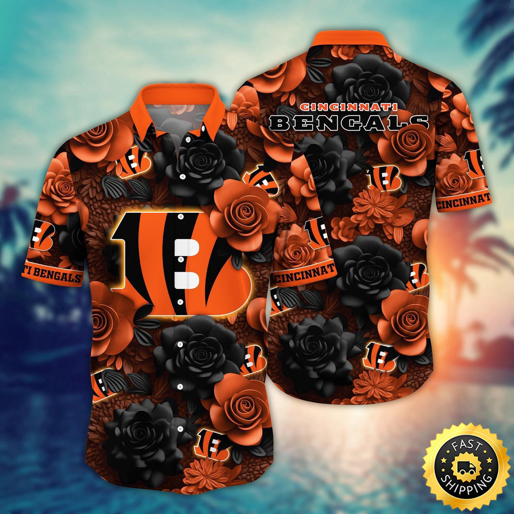 Cincinnati Bengals Hawaii Shirt Flower Aloha Spirit Shirts