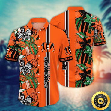 Cincinnati Bengals Hawaii Shirt Flower Chic Aloha Fashion
