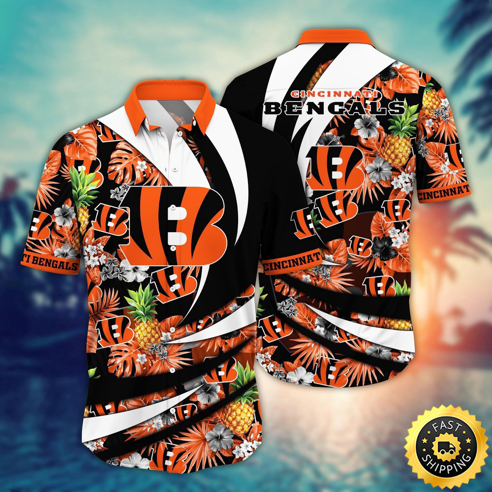 Cincinnati Bengals Hawaii Shirt Flower Classic Hawaiian Prints